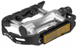 Pedaal Azimut Wellgo Alu R126 PEDL206, alumiinium, alumiinium/must, 2 tk