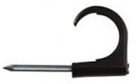Juhtmeklamber Haupa 262228, 18 - 22 mm, must, 50 tk