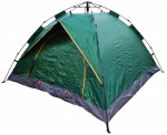 Kolmekohaline telk Camping Tent, tumeroheline, 200 cm x 200 cm x 100 cm