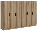 Riidekapp Kalune Design Kale 7631, pruun v., 52 cm x 270 cm x 210 cm