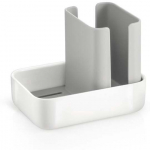 Valamu organiseerija Tescoma Puro, 11 cm x 8 cm x 9 cm, plastik, valge v./hall v.