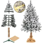 Kunstj&otilde;ulupuu kaetud lumega Springos Snow CT0137, 160 cm, koos alusega