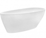 Vann, teisaldatav Besco Goya, 170 cm x 72 cm x 61 cm, ovaalne, valge