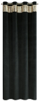 &Ouml;&ouml;kardin ZKEO-02, kuldne v./must v., 140 cm x 250 cm