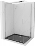 Du&scaron;ikabiin Mexen Omega 825-100-080-01-00-4070, ristk&uuml;lik, 80 cm x 100 cm x 190 cm