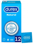Kondoomid Durex Natural, 12 tk