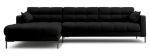 Nurgadiivan Micadoni Home Mamaia Structured, must v., vasak, 293 x 185 cm x 75 cm