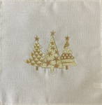 Salvr&auml;tik ruudukujuline OS-312-B, kuldne/kreemjasvalge, 40 x 40 cm