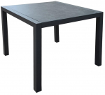 Laud Home4you Delgado 19385, hall v./grafiit v., 80 cm x 80 cm x 72 cm