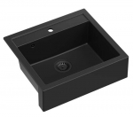 K&ouml;&ouml;givalamu Quadron Bill 110, graniit, 60 cm x 54 cm x 20.5 cm, must v.