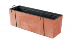 Lillepott urbi case betton effect duc600