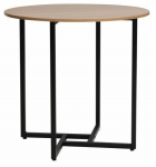 Laud Alto II, tamm v./must v./puidu v., 80 cm x 80 cm x 75 cm