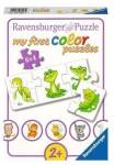 Pusle Ravensburger My First Color Puzzles My Sweet Baby Animals 6in1, 24 tk, mitmev&auml;rviline
