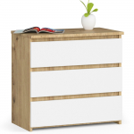 Kummut Akord CL3 3SZ CLP, tamm v./valge v., 57 cm x 60 cm x 35 cm