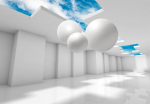 Fototapeet Artgeist Architecture Of The Future, 70 cm x 70 cm