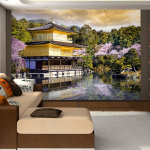Fototapeet Artgeist Japanese Landscape, 70 cm x 70 cm