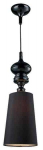 Valgusti rippuv AZzardo Baroco AZ0064, E27, 1 x 15 W, must v.