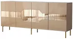 Konsoollaud Kalune Design Milan, kuldne v./pronksiv&auml;rvi v., 180 cm x 40 cm x 80 cm