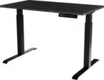 Kirjutuslaud reguleeritava k&otilde;rgusega Cama Meble Moon, 121 cm x 67 cm, 72 - 120 cm, must v.