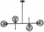 Valgusti rippuv Opviq Chandelier Favori 8712-3, must v.