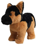 Pehme m&auml;nguasi koer Wild Planet All About Nature German Shepherd, pruun v./must v., 26 cm