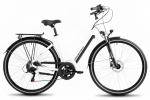 Elektriratas Romet ProEco Wave AN 1.0 R 504Wh, 19", 28", 250 W, 14 Ah, valge/must