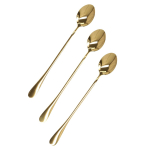 Lusikas Homla Stilo 821535, roostevaba teras, kuldne, 3 tk