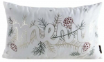 J&otilde;ulu dekoratiivne padjakate PSWA-341, valge v./&scaron;ampanja v., 50 cm x 30 cm