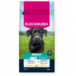 Kuiv koeratoit Eukanuba Adult Large Life Care L/XL, kanaliha/kalkun, 15 kg