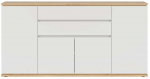 Kummut Yamael, tamm v./valge v., 93 cm x 184 cm x 42 cm