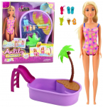 Nukk aksessuaaridega Lean Toys Anlily Enjoy Summer, 30 cm, mitmev&auml;rviline
