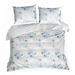 Voodipesukomplekt Spring PTE-196, sinine v./valge v., 70 x 80 cm, 200 x 220 cm, 3 os.
