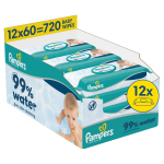 Puhastuslapid beebidele, naha puhastamiseks, lastele Pampers Aqua Soft Touch, 720 tk