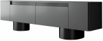 TV-kapp Kalune Design Bohem, antratsiit v./must v., 30 cm x 180 cm x 50 cm