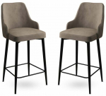 Toolide komplekt Kalune Design Enox, must v./cappuccino, 43 cm x 45 cm x 105 cm, 2 tk