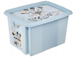 Kaanega hoiukarp Keeeper Mickey Mouse, 30 l, helesinine v., 45 x 35 x 27 cm