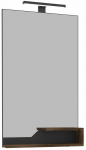 Peegel Kalune Design Galia 60-858, valgustusega, rippuv, 60 cm x 100 cm, p&auml;hklipuu v.