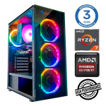 Statsionaarne arvuti Intop RM65265NS AMD Ryzen 7 5700X, DDR4 16 GB, SSD+HDD 1 TB 2 TB, AMD Radeon RX 6600 8 GB GDDR6