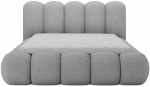 Voodi poolteist istekohta Oloroso Boucl&eacute; Royal 04, 140 x 200 cm, hall v., ilma madratsita, p&otilde;hjalippidega