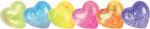 Sensoorne pigistatav m&auml;nguasi Super Gel Shiny Heart, (v&auml;rv/disain valitakse juhuslikult)