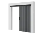 Uks ADRK Perion 106, sisel&uuml;kandustele, 205 cm x 106 cm, must v./hall v.