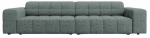 Diivan Cosmopolitan Design Chicago Chenille Haga 78, petrol v., 102 x 252 cm x 78 cm