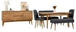 S&ouml;&ouml;gitoa komplekt Kalune Design Vina 04 1048, tumesinine v./atlantic pine v.