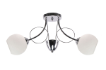 Valgusti lagi Candellux Lighting Fanta 32-62161, E27, 2 x 40 W, valge v. / kroom v.