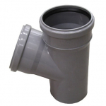 Kolmik sisekanalisatsioonile Wavin Optima, 110 mm x 110 mm, 67 &deg;