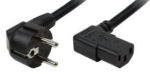 Juhe Logilink IEC C13 / Schuko IEC C13, Schuko, 2 m, must v.