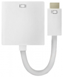 Adapter Qoltec Mini DVI male, DVI female, 0.17 m