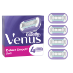 Asendusterad raseerijatele Gillette Venus Deluxe Smooth Swirl, 4 tk