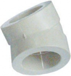 Torup&otilde;lv F-Plast, 45 &deg;, 50 mm, plastik