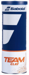 Tennisepallide komplekt Babolat Team Clay, kollane, 3 tk